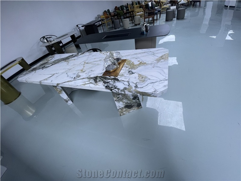 Golden Snow White Sintered Stone Finished Product