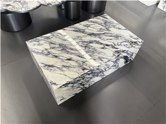 Calacatta Viola Marble Rectangular Coffee Tables