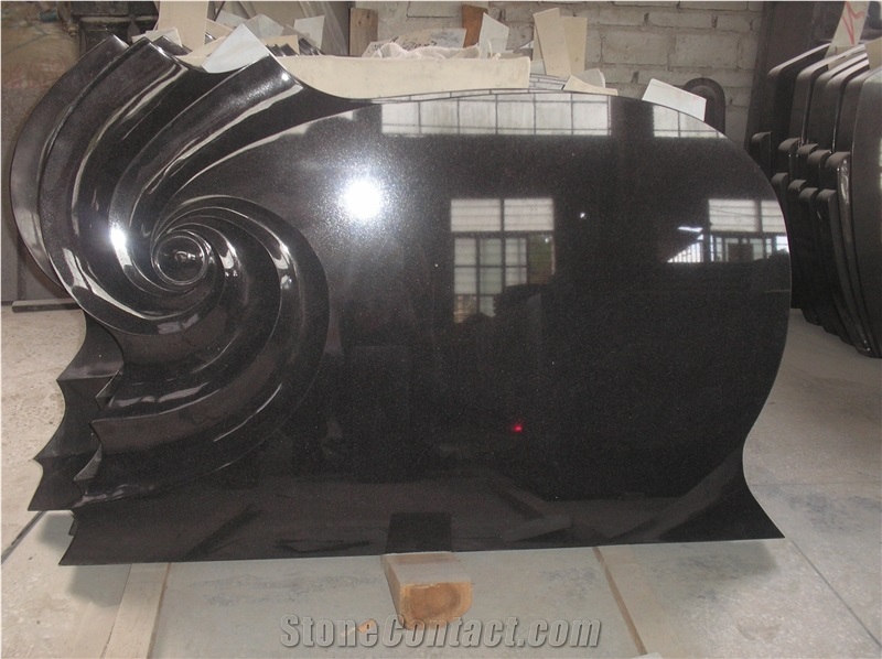 Black Granite Monument Russian Style