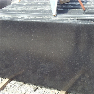 China Black Galaxy Star Black Granite Slabs
