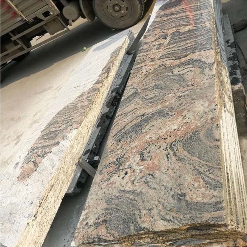 China Multicolour Red Granite Tile Slabs