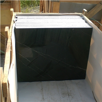 China Nero Marquina Marble Black Marble Big Slabs Tiles