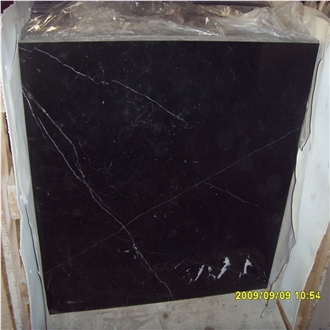 China Nero Marquina Marble Black Marble Big Slabs Tiles