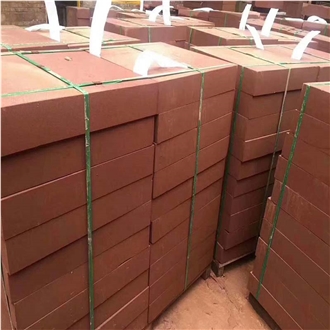 China Red Sandstone Tile Slabs