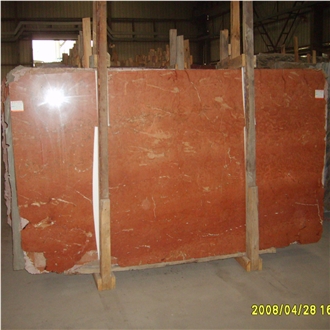Coral Red Marble Slab  Tiles