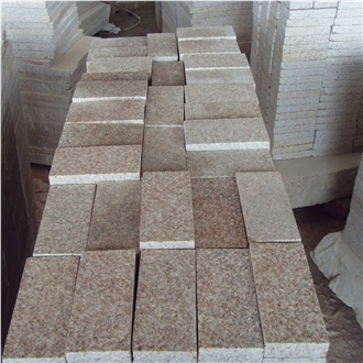 G682 Rusty Yellow Beige Granite Thick Slabs Tiles