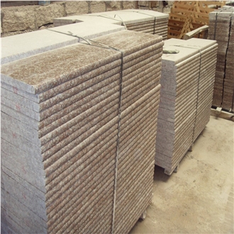 G687 Peach Red Granite Stair Step Staircase