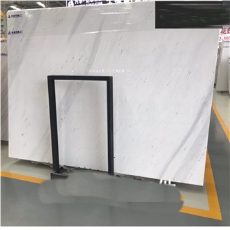 Polaris White Marble Slab Tiles