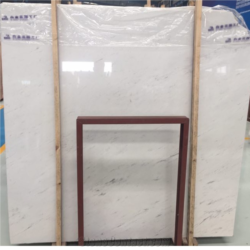 Polaris White Marble Slab Tiles