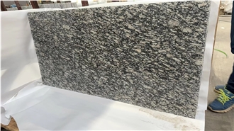 Sea Wave Flower White Granite Slab Tiles