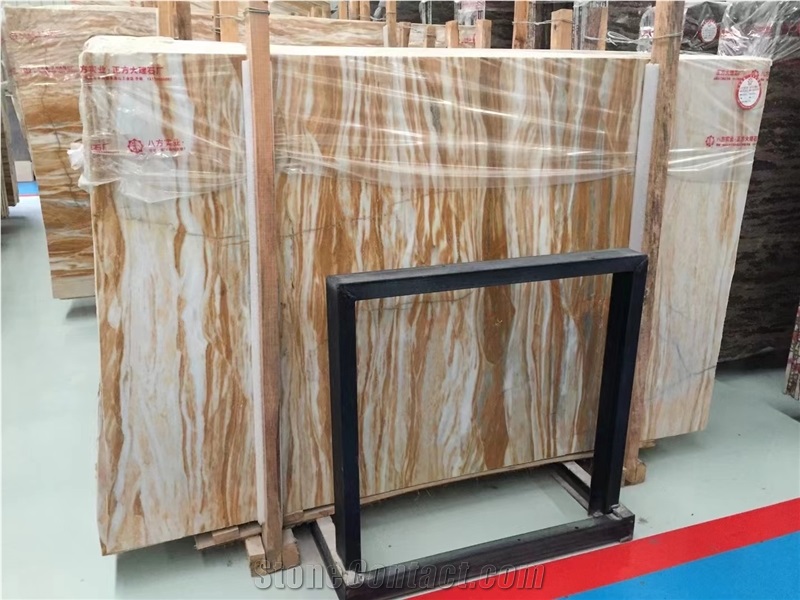 Van Gogh Gold Quartzite Tile Slabs