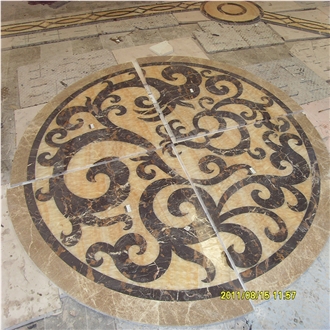 Waterjet Stone Marble Patterns Medallion