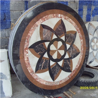 Waterjet Stone Marble Patterns Medallion