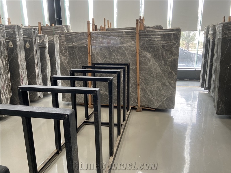 Wyndham Grey Marble Slab Tiles