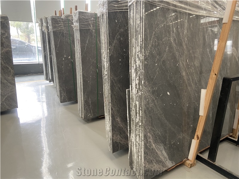 Wyndham Grey Marble Slab Tiles