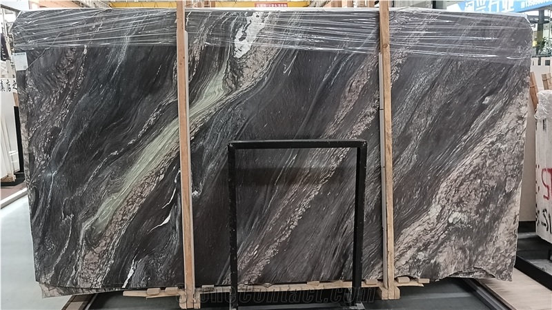 Wonderful Landscape Purple Marble Slab Tiles