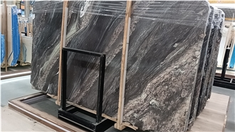 Wonderful Landscape Purple Marble Slab Tiles