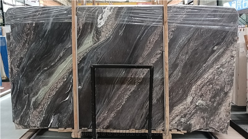 Wonderful Landscape Purple Marble Slab Tiles