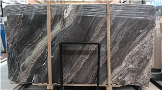 Wonderful Landscape Purple Marble Slab Tiles