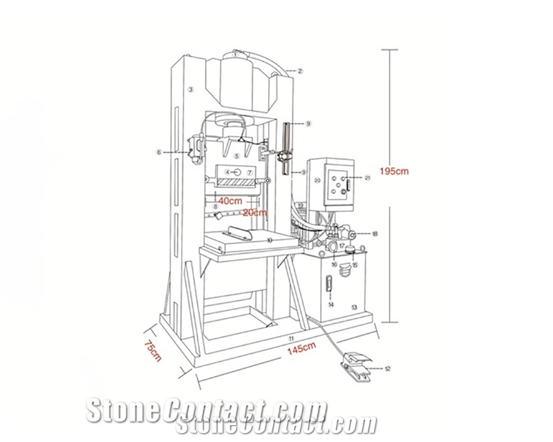 Rock Splitting Machine