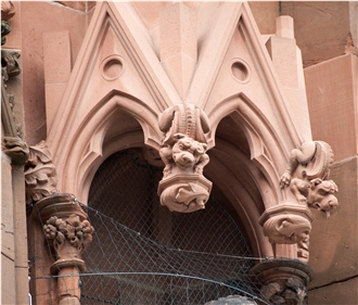 Corsehill Red Sandstone Building Ornaments