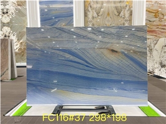 Azul Macaubas Quartzite Slabs For Wall Decor Flooring