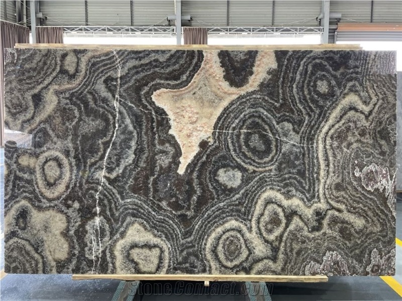 Black Dragon Jade Onyx Slab For Tiles