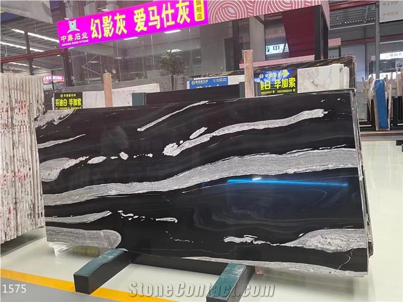 Casablanca Black Quartzite Slabs