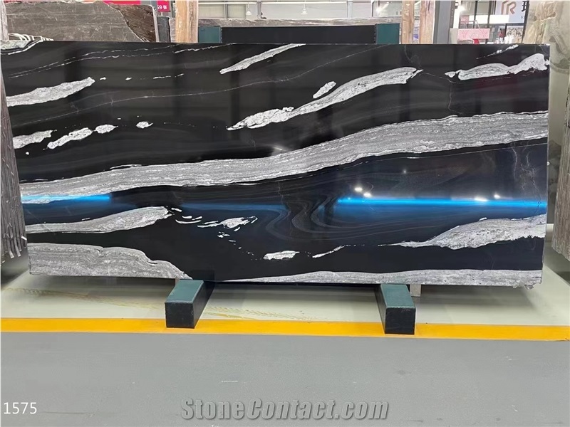 Casablanca Black Quartzite Slabs