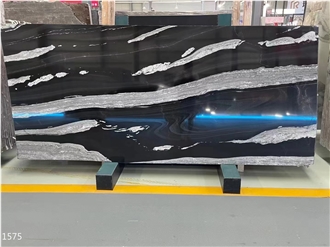 Casablanca Black Quartzite Slabs