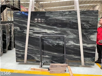China Galaxy Green Granite Slabs Wall Decoration Use
