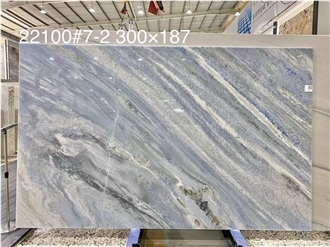 Cristalita Ocean Blue Marble Tiles Crystal Ocean Sky Slab