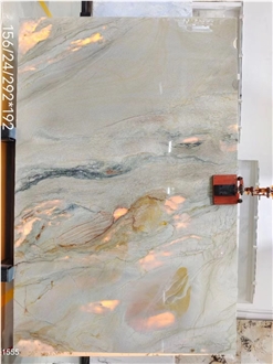 Macaubas Fantasy Quartzite Slabs Beige Blue Stone Wall Tile