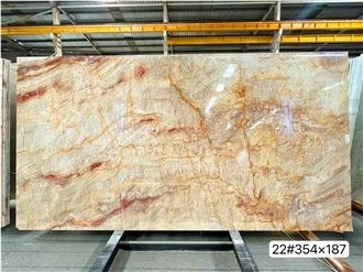 Nacarado Quartzite Slabs Van Gogh Gold Aurora Dorado Tile