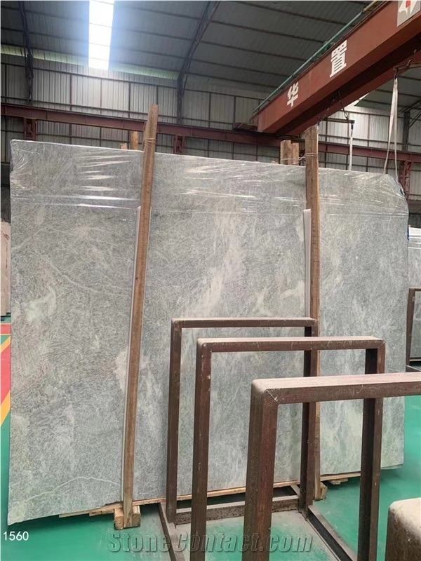 Tlupana Blue Grey Marble Tiles West Coast Mist Slabs