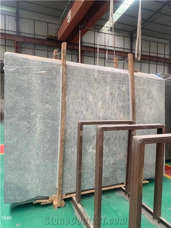 Tlupana Blue Grey Marble Tiles West Coast Mist Slabs