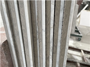 White Marble Laminated Ceramic Panel Floor Tile