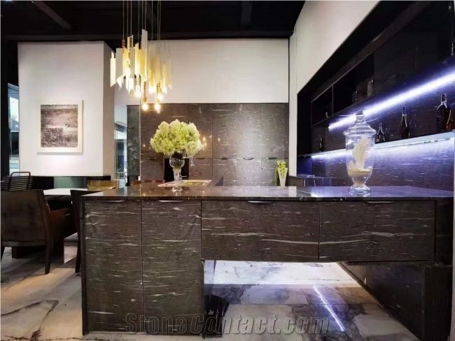 Brown Silk Quartzite Slabs