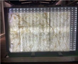 Cristallo Quartzite Slabs For Interior Use