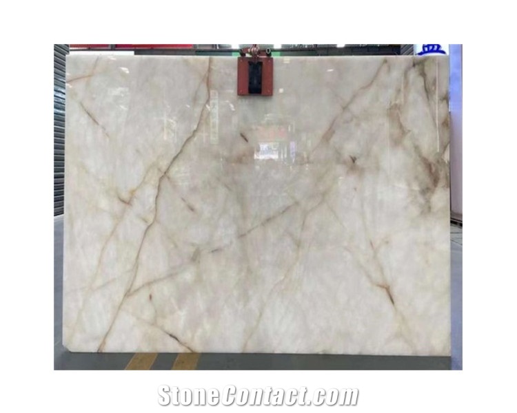 Cristallo Quartzite Slabs For Interior Use