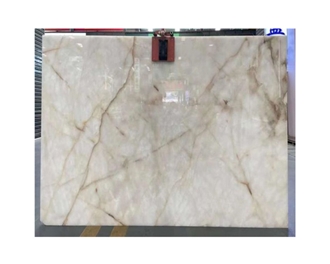 Cristallo Quartzite Slabs For Interior Use