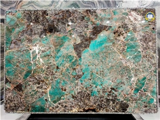 Labdar Amazon Green Quartzite Slab Amazonite Quartzite Dinning Table Slabs