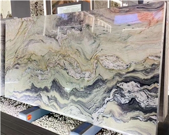 Natural Blue Fusion Quartzite Slabs