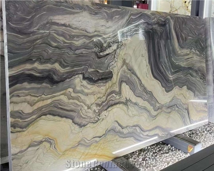 Natural Blue Fusion Quartzite Slabs