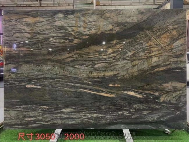 Shangrila Brown Quartzite Slab For Kitchen Countertop Slabs