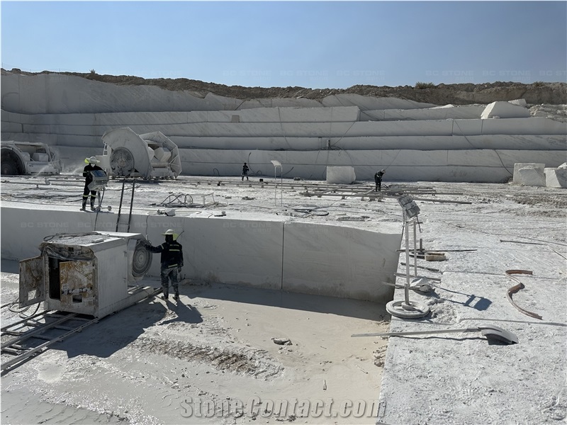 Namib Bianco, Mystery White, Nambian White Marble Blocks