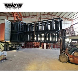 Warehouse Heavy Duty Steel Stone Display Rack