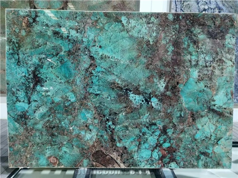 Labrador Amazonite Granite Slabs