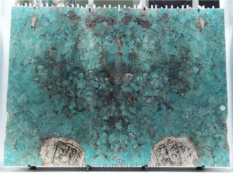 Labrador Amazonite Granite Slabs