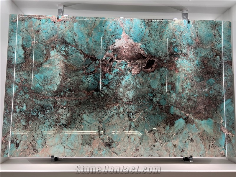 Labrador Amazonite Granite Slabs